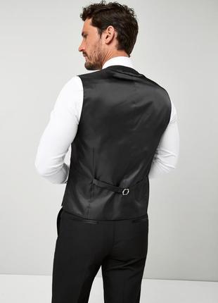 Шикарна жилетка чорного кольору next tailoring made in vietnam з биркою, блискавичне надсилання7 фото