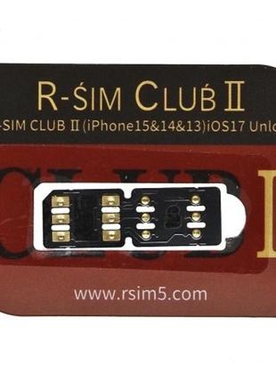 R-sim club ii card, декодирование sim-карт на iphone 6/7/8/10/11/12/13/14/15 (esim qpe 5g, ios 17)att и t-mob.7 фото