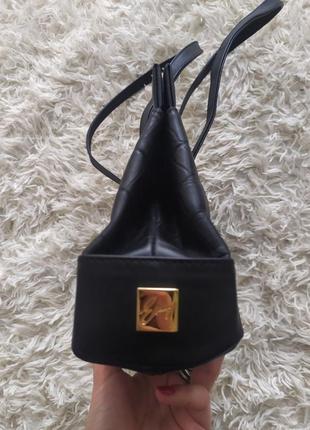 Шкіряна сумка багет на магніт з каркасом під рептилію2 фото