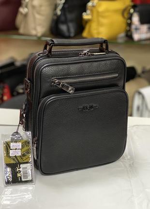 Чоловіча шкіряна барсетка сумка органайзер чоловіча шкіряна сумка