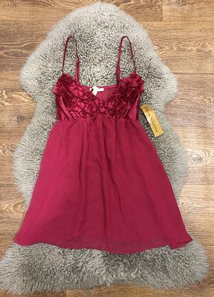 Шикарна ночнушка негліже пеньюар flora nikrooz