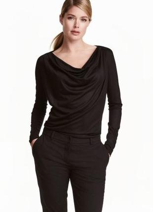 Нюанс! блуза из мягкого вискозного трикотажа h&m