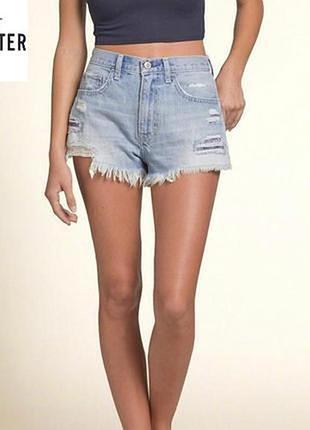 Крутые джинсовые шорты успешного американского бренда hollister