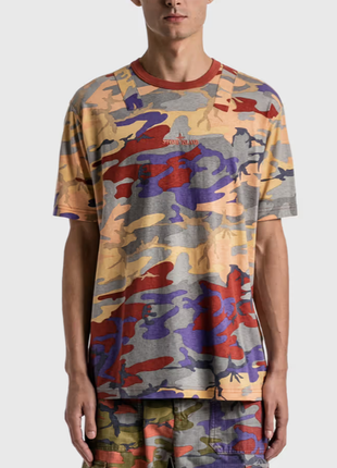 Stone island heritage camo logo t-shirt multicolor