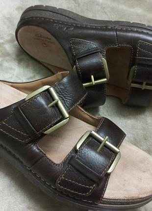 Шлепанцы босоножки сандали кожа муж.42-43р.clarksиндии