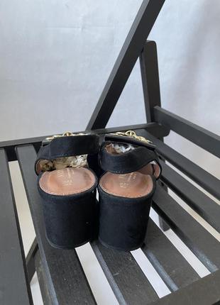 Женские туфли сабо на каблуке4 фото
