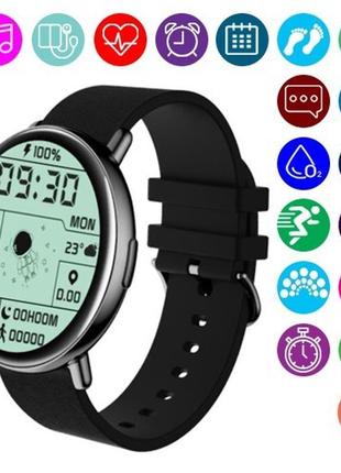 Умные смарт-часы lemfo smart watch m30 super amoled, 42 mm, ip68