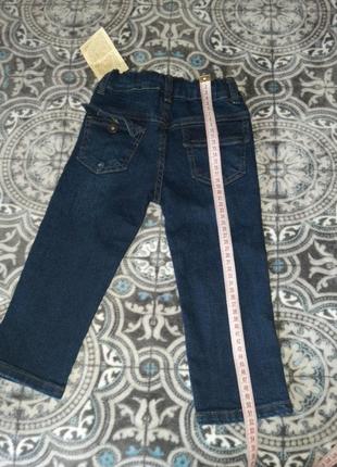 Новые джинсы 3-4 года2 фото