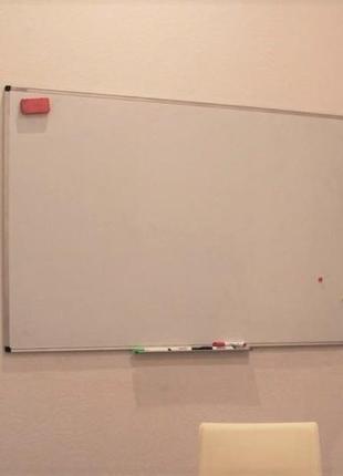 Дошка магнітно-маркерна бо, вайтборд (whiteboard) 100x150 см