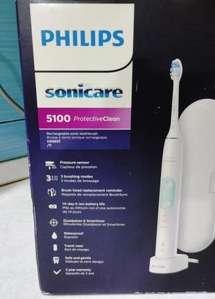 Електрична зубна щітка philips sonicare protectiveclean 5100