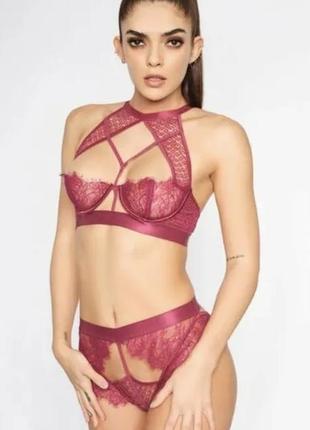 Шикарное кружевное бра бюстгалтер с камушками ann summers5 фото