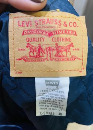 Джинсовая шерпа пиджак levi’s размер xs3 фото