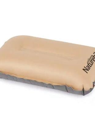 Самонадувна подушка naturehike sponge automatic inflatable pillow1 фото