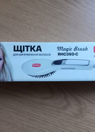 Продам щітку для випрямлення волосся rotex magic brush rhc360-c7 фото