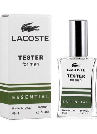 Мужской парфюм lacoste essential мини парфюм, тестер парфюма