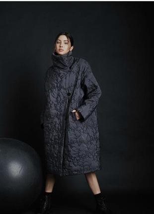 Hindahl&skudenlu пальто люкс бренд куртка пуховик стьобане з капюшоном