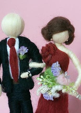 Сімейний портрет подарункових ляльок по вашому фото. подарунок на ювілей весілля для батьків.6 фото