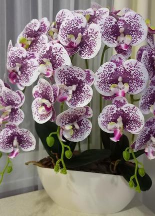 Латексні орхідеї для декору3 фото