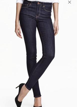 Джинси слім slim high superstretch jeans h&m1 фото