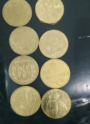 Набір ювілейні монети україни 1 гривня