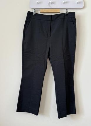 Черные брюки с разрезом спереди c&amp;a