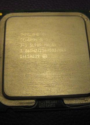 Процесор intel celeron 346 d 3.06 ghz/256/533 (sl9br) s775