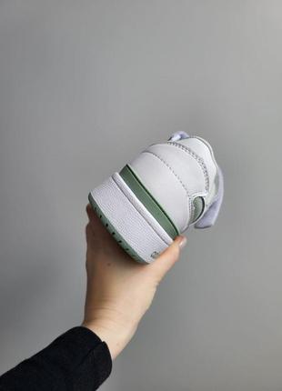 Адидас кроссовки кожаные adidas forum low white green6 фото