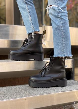 Ботинки dr. martens jadon mono black черевики