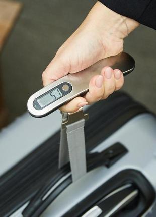 Портативні електронні ваги для багажу digital luggage scale2 фото