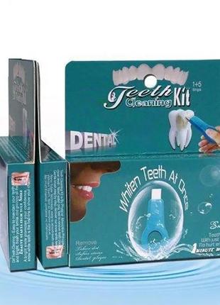 Комплект для відбілювання зубів teeth cleaning kit2 фото