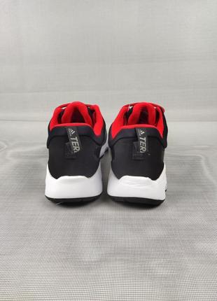 Чоловічі кросівки adidas terrex voyager black/red з водонепронекного матеріалу6 фото