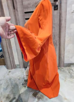 Платье оранжевое настроение8 фото