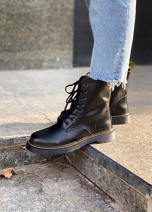 Черевики dr. martens classic black ботинки