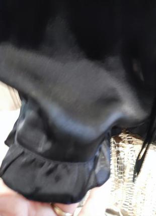 Шорты женские пижамные черные легкие4 фото