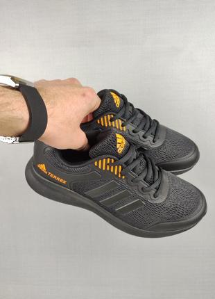 Чоловічі кросівки adidas terrex speed black/orange5 фото