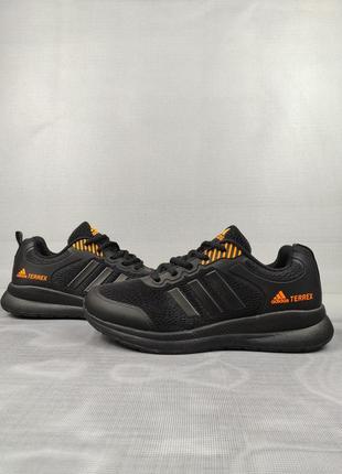 Чоловічі кросівки adidas terrex speed black/orange8 фото