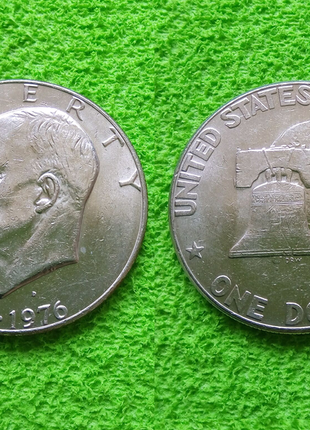 1976 d сша 1 доллар эйзенхауэр лунный колокол свободы