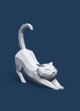 Інтер'єрна скульптура кішка2 фото
