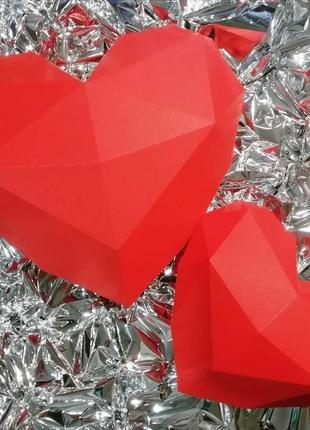 Настенное полигональное сердце