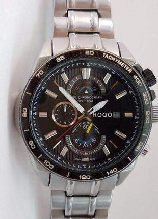 Чоловічий спортивний годинник roqo chronograph 8703g, тахіметр, кварц.1 фото