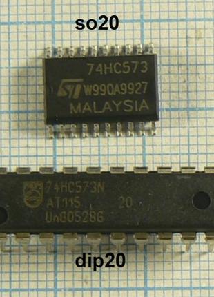 Лот 10 × 13₴ = 130 ₴ 74hc573n dip20 ph (74hc573 кр1564ір33 1564ір33 регістр 8-розрядний z)