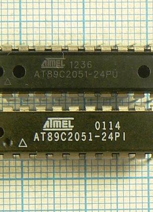 Лот: 3 × 42 ₴ = 126 ₴ at89c2051-24pi dip20 (at89c2051-24pc at89c2051-24pu) atmel
