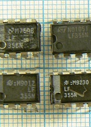 Лот: 3 × 42 ₴ = 126 ₴ lf355n dip8 (lf355 кр140уд18 140уд18) ±18v 2.5mhz iin<30pa 5v/mks оу