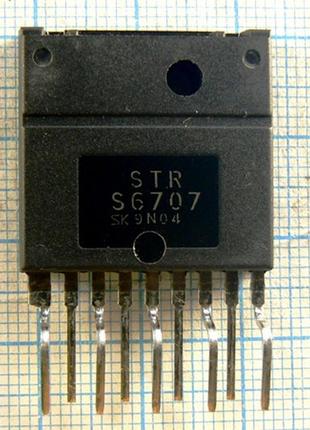 Strs6707 sip9 (strs6708 strs6708a) 850v 6a 90w 220...265vac шим із силовим ключем sanken