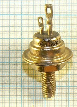 Лот: 16 × 8.04 ₴ = 128 ₴ д235а +50v 2(10)a упр. 0.03(0.25)a 5v тиристор д235 (без крепежа)