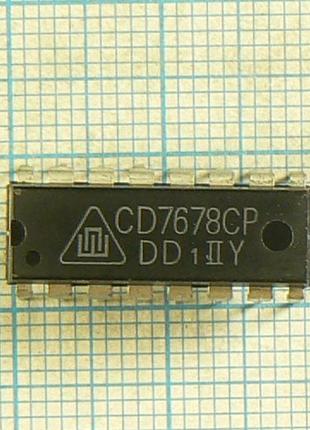 Лот: 4 × 31 ₴ = 124 ₴ cd7678cp dip16 (cd7678 cd7678c ta7678ap) 12v тб радіоканал