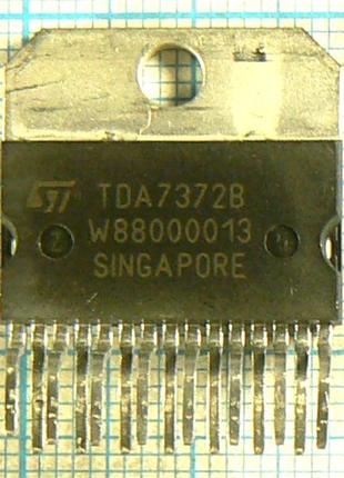 Tda7372b ssip15 stm singapore оригінал 8...18v 4×6w 4ohm унч (tda7372)