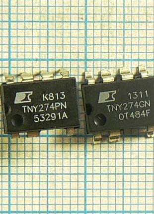 Лот 2 × 62.00 ₴ = 124 ₴ tny274pn dip7 5w 85...265vac 132khz 65% 250ma 700v шим tny274p tny274
