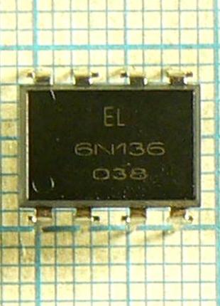 Лот: 10 × 13.50 ₴ = 135 ₴ 6n136 dip8 оптрон транзисторный