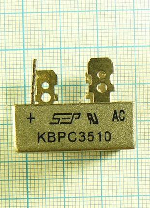 Лот: 6 × 21 ₴ = 126 ₴ kbpc3510 35a 1000v міст горизонтальний (3510)